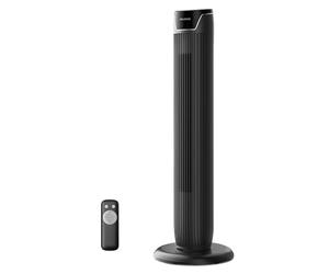 Pelonis 36" Smart Tower Fan with Remote | Ultra-Quiet 27dB Bedroom Fan | 5 Speeds & AI Auto Mode, 9H Timer, LED Display | Oscillating Cooling for Office/Home (Energy Saving 45W)