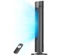 Pelonis 40-Inch Tower Fan, Quiet Cooling Fan with Remote, Bladeless Fan, 90° Oscillating Fan with 3 Speeds, 3 Modes, 15