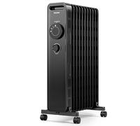 PELONIS Oil Filled Radiator with Adjustable Thermostat, Electric radiator with 3 Heat Settings, Adjustable Thermostat, Tip-Over & Overheat Protection, 11 Fin - Energy Efficient - 2.3kW 215ft²