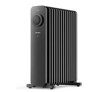 PELONIS PHOENIX 13M Oil Filled Radiator 2500W, Silent Space Heater - 13 Fins with Adjustable Thermostat, Black