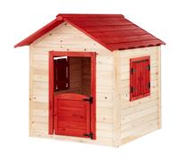 Beliani Garden Playhouse Pelopio Fir Wood Light Brown