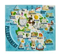 Peloponnese Greece Refrigerator 3D Magnet Tourism Souvenir Fridge Decoration Craft Collection