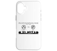 Peloponnesian War Ancient Greece Athens and Sparta Case for iPhone 16 Plus