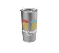 Peloponnesian War Ancient Greece Athens vs Sparta Stainless Steel Insulated Tumbler