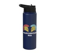 Peloponnesian War Ancient Greece Athens vs Sparta Stainless Steel Insulated Water Bottle