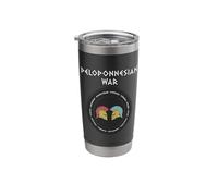 Peloponnesian War Ancient Greek History Athens vs Sparta Stainless Steel Insulated Tumbler