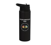 Peloponnesian War Ancient Greek History Athens vs Sparta Stainless Steel Insulated Water Bottle