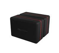 Peloton Yoga Blocks | Set of Two EVA Foam Blocks for Beginner and Advanced Yoga 22.5 x 15 x 10 cm.,Black