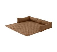 Pelsbarn Cooling Bed, 2025 New Heatrelief Cooling Dog Mat, Self Cool Dog Sofa Mat with Ice Silk Fabric, Non-Slip Bottom, Machine Washable, Foldable Large Durable Anti-Scratch Gel Pad (Khaki, M)