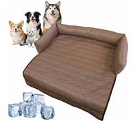 Pelsbarn Cooling Bed,Cooling Dog Beds for Car,Self Cool Dog Sofa Mat With Ice Silk Fabric,2025 New Pelsbarn Heatrelief Cool Dogs Mat,Foldable Large CoolBed,Durable Anti-Scratch Gel Pad (C, 70×70cm)