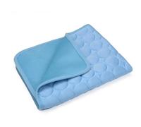 Pelsbarn Cooling Mat Cooling Dog Mat(Blue,L-70X55cm)