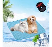 Pelsbarn Cooling Mat, Pelsbarn Cooling Mat for Dogs, 3-Layer System, Self Cool Dog Sofa, Washable, Non-Slip Bottom, Dog Couch Bed for Sofa, Floor, Car (Blue,XXL(150 * 100cm))