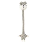 Peluche Chien Schnauzer - Doudou Chat Grands Yeux | 15.7 Pouces Coussin Peluche Moelleux | Décoration Chambre Enfant Kawaii, Confort De Détente, Peluches Longue Pour Et Adultes