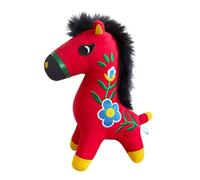 Peluche Mascota Caballo - Algodón PP 23cm | Animal De Peluche De Caballo | Ṕeluche Lucky Ĥorse | Para Familiares, Colegas, Cumpleaños, Festivales, Viajes En Casa, Año Nuevo, Dormitorio, Sala Ďe Estar