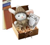 Peluches Lapin Douces | Compagnon Câlin Portable à Étreindre | Petits Jouets en Peluche Pour Pour Fille Anniversaire Noël Pâques Saint-Valentin Canapé Bureau Réconfort et Jeu