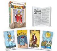 Pelucton 78-card Classic Tarot Deck for Beginners with Guidebook in Italian.