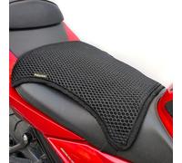 Pelucton Double-layer Motorcycle Cool Seat Cover, Universal Breathable Motorbike Mesh Seat Cushion pad, Airflow Non-slip Motorcycle Saddle Sun Protection Cover