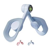 Pelvic and Thigh Trainer ,Smart Screen Digital Display Count Enlarged Fitting Surface for Home Workout Equipment for Pelvis Legs, HIPS, Glutes and Slimming & Postpartum (Blue)