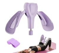 Pelvic Floor Exercise Devices 35 kg Adjustable Kegel Pelvic Floor Muscle Trainer Inner Thigh Adductor Exerciser Hip Trainer for Postnatal Recovery for Women and Men,with Band,Purple