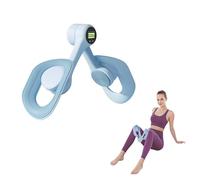 Pelvic Floor Exercise Devices - Home Gym Equipment for Exercising Thighs, Anti-Slip Design Kegel Pelvic Floor Trainer for Women, Thigh Exerciser with Intelligent Screen Display for Counting, Blue