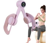 Pelvic Floor Exercise Devices - Kegel Pelvic Floor Trainer for Women with Counter, Inner Thigh Muscle Master Exerciser, Leg Glute Hip Arms Strengthener Workout Exerciser Equipment for Home Use (Pink)