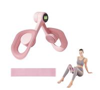 Pelvic Floor Exercise Devices -Thigh Exerciser with Intelligent Screen Display for Counting, Anti-Slip Design Kegel Pelvic Floor Trainer for Women,Home Gym Equipment for Exercising Thighs(Pink)