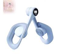 Pelvic Floor Exercise Devices, Thigh Master for Women & Men, Portable Hip & Thigh Exerciser with 360° Rotation, Anti-Slip Equipment for Home Gym Toner Workout (Blue with Counter)