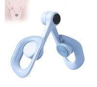 Pelvic Floor Exercise Devices, Thigh Master for Women & Men, Portable Hip & Thigh Exerciser with 360° Rotation, Anti-Slip Equipment for Home Gym Toner Workout (Blue without Counter)