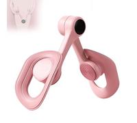 Pelvic Floor Exercise Devices, Thigh Master for Women & Men, Portable Hip & Thigh Exerciser with 360° Rotation, Anti-Slip Equipment for Home Gym Toner Workout (Pink without Counter)