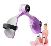 Pelvic Floor Exercise Devices with Counter, Thigh Master Muscle Trainer for Women, 360° Rotating Inner Thigh Exerciser for Home Use, Home Workout Equipment for Arms, Hip