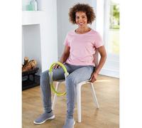 Pelvic Floor Exercise Ring Foam Covered 34Cm Pilates Circle With Upper Body Workout Guide