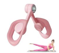 Pelvic Floor Exerciser, 360° Rotation Kegel Trainer Thigh Master Anti Slip Pelvic Floor Trainer with Counter Inner Thigh Exerciser Equipment for Women Home Gym Use (Pink)