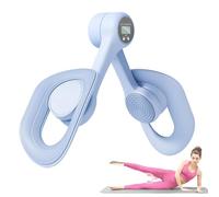 Pelvic Floor Exerciser, 360° Rotation Kegel Trainer Thigh Master Anti Slip Pelvic Floor Trainer with Counter Inner Thigh Exerciser Equipment for Women Home Gym Use (Blue)