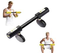 Pelvic Floor Muscle arm Strength Exerciser, Two-in-one Training Device, Portable Leg Clamping & Pelvic Floor Trainer, Forearm Strength Trainer for Men&Women (Black)