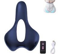 Pelvic Floor Muscle Trainer, USB Rechargeable 4 Modes Pelvic Floor Exercise Devices for Men & Women, Daily Exercise at Home or Travel with Intelligent Remote Control (Blue)