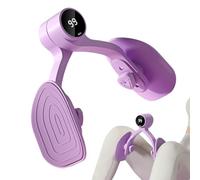 Pelvic Floor Strengthener, Smart Screen Display Muscle Training Tool, Thigh Exerciser With Ergonomic Curvature Oval Panels, Inner Thigh Exerciser With Digital Display, Fitness Gym Trainer