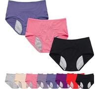 Pelvic Floor Support & Leakproof Underwear, Comfy Leak Proof Underwear for Women (3PCS-A,XXL)