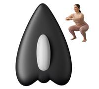 Pelvic Floor Trainer, Remote Control Thigh Exerciser for Men and Women, Portable Exercise Device with Ergonomic Design for Core Support and Pelvic Health, Black - Trainer