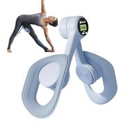 Pelvic Floor Trainer - Smart Counting Hip Muscle Exerciser | 360 Rotation Anti-Slip Inner Thigh Equipment | Back Shoulder Arm Leg Workout for Men Women | Dream Physique