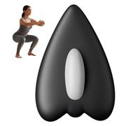 Pelvic Trainer, Strengthening Pelvic Floor Exerciser Remote Control Thigh Exerciser with Ergonomic Cushion Portable Muscle Trainer for Men and Women, Black