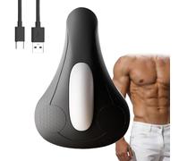 PelviPulse Pro, 2026 New Pelvi Pulse Pro for Men, Pelvic Floor Exercise Massager with 4 Vibration Modes, Type-C Rechargeable Seat Trainer for Improves Stamina & Confidence (Black)