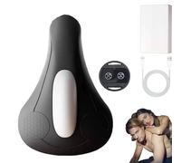 PelviPulse Pro, PelviPulse Pelvic Floor Exercise Massager for Men's with 4 Vibration Modes, USB-C Rechargeable Seat Trainer, Improves Stamina & Confidence (Black)