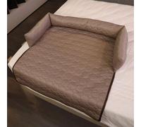 Pelzbarn Cooling Mat for Dog, Heatrelief Cooling Dog Bed with Ice Silk Fabric, for Small to Large Pets, Non-Slip & Machine Washable Design (Coffee,Medium)