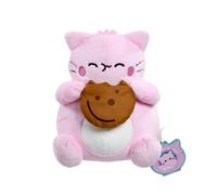 Rainbow Designs Cookie Pembe Pink Cat Soft Toy, 23cm Kawaii Plush holding Star, Cute Collectable Gift for Kids & Adults, Soft Fabric Stuffed Animal, Positive & Uplifting Small Plushie