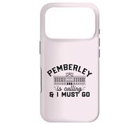 PEMBERLEY is calling & I MUST GO Pride Prejudice Austen Meme Case for iPhone 17 Pro