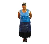 PEMBREY Disposable Aprons [Pack of 1000] - Blue Polythene Adult Aprons 685mm x 1070mm (68.5cm x 107cm) - Waterproof & Protective - for Cleaning, Cooking, Painting, Hairdressing & Catering