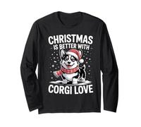 Pembroke Cardigan Christmas is Better with Welsh Corgi Love Long Sleeve T-Shirt