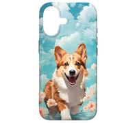 Pembroke Corgis Dog Owner Phone Case Cute Doggy Flowers Case for iPhone 17