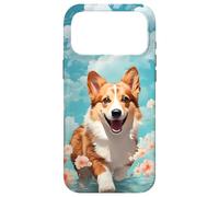 Pembroke Corgis Dog Owner Phone Case Cute Doggy Flowers Case for iPhone 17 Pro Max