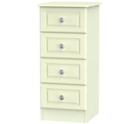Pembroke Cream 4 Drawer Narrow Chest
